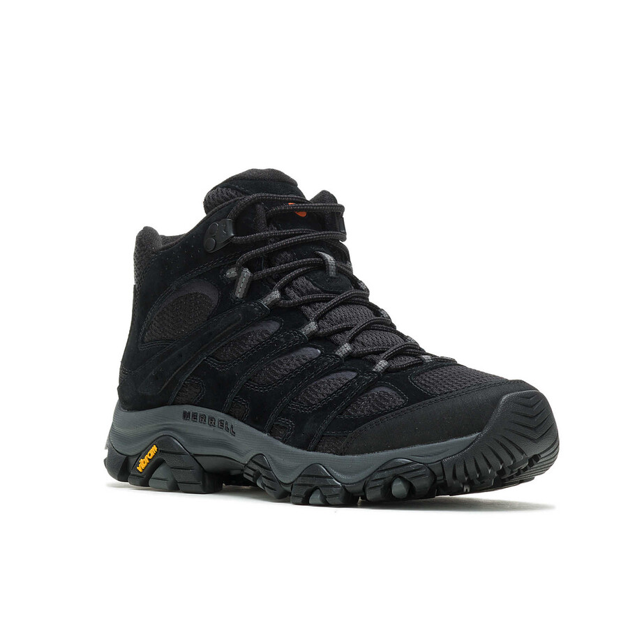 shop men moab 3 mid hiking boots black night