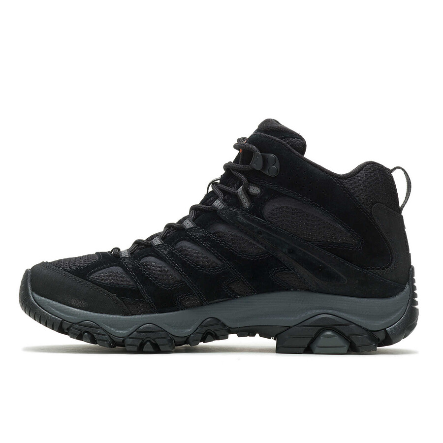 shop men moab 3 mid hiking boots black night