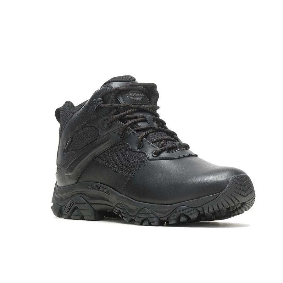 men moab-3 mid tactical waterproof wide width boots black