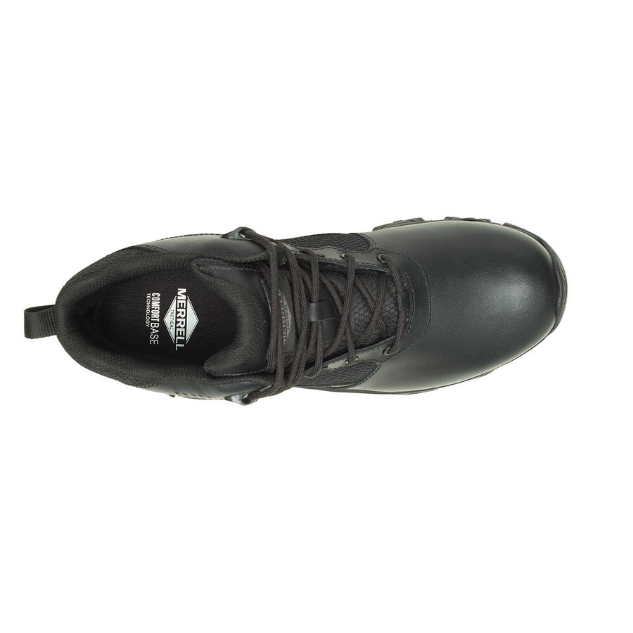 men moab-3 mid tactical waterproof wide width boots black
