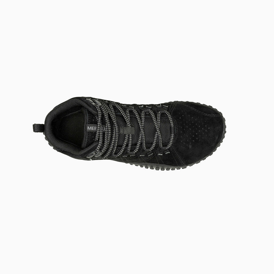 women wrapt mid waterproof barefoot boots blackblack