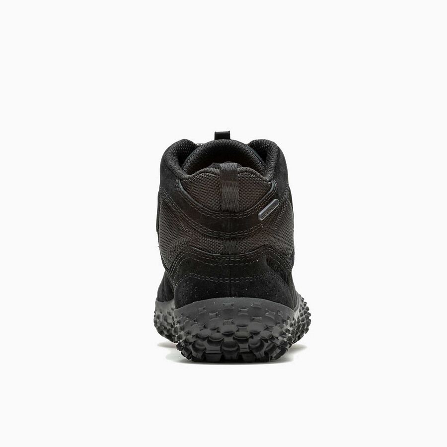 women wrapt mid waterproof barefoot boots blackblack
