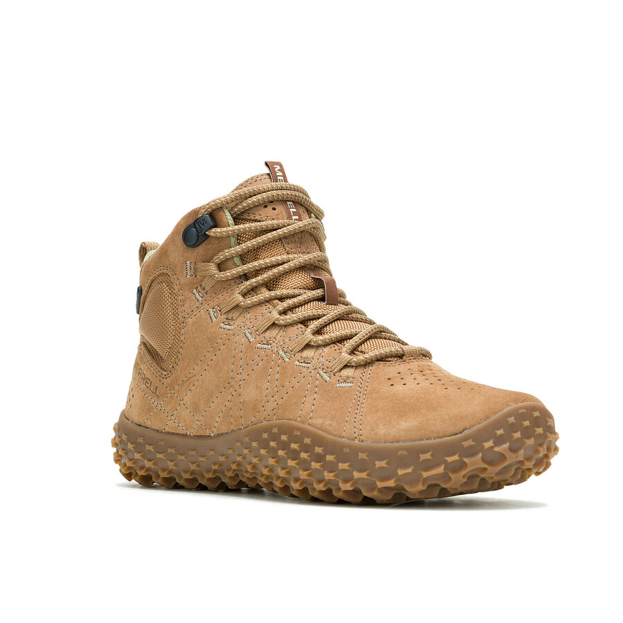 women wrapt mid waterproof barefoot boots tobacco