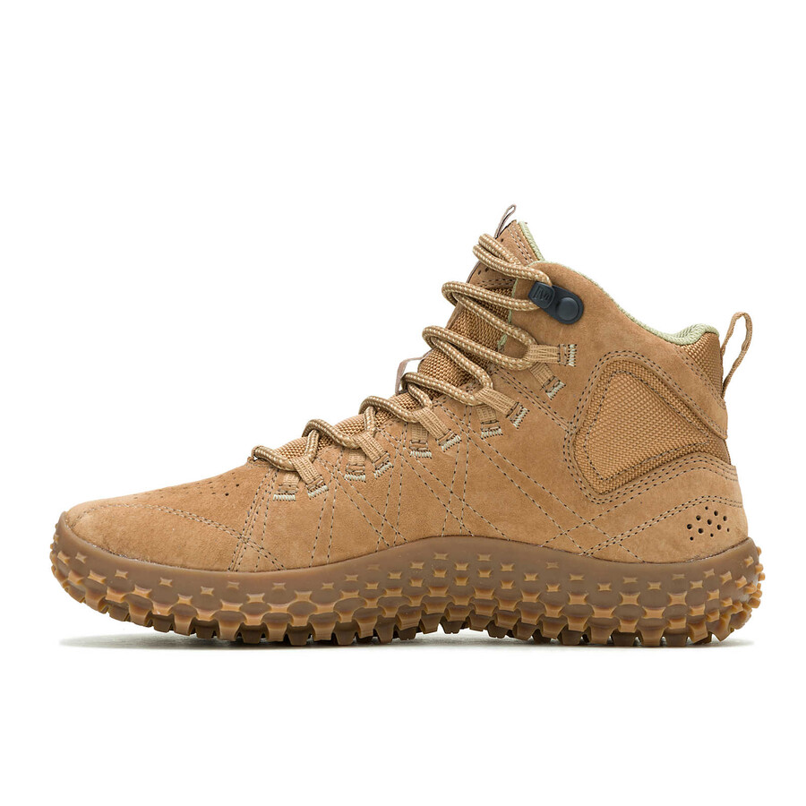 women wrapt mid waterproof barefoot boots tobacco