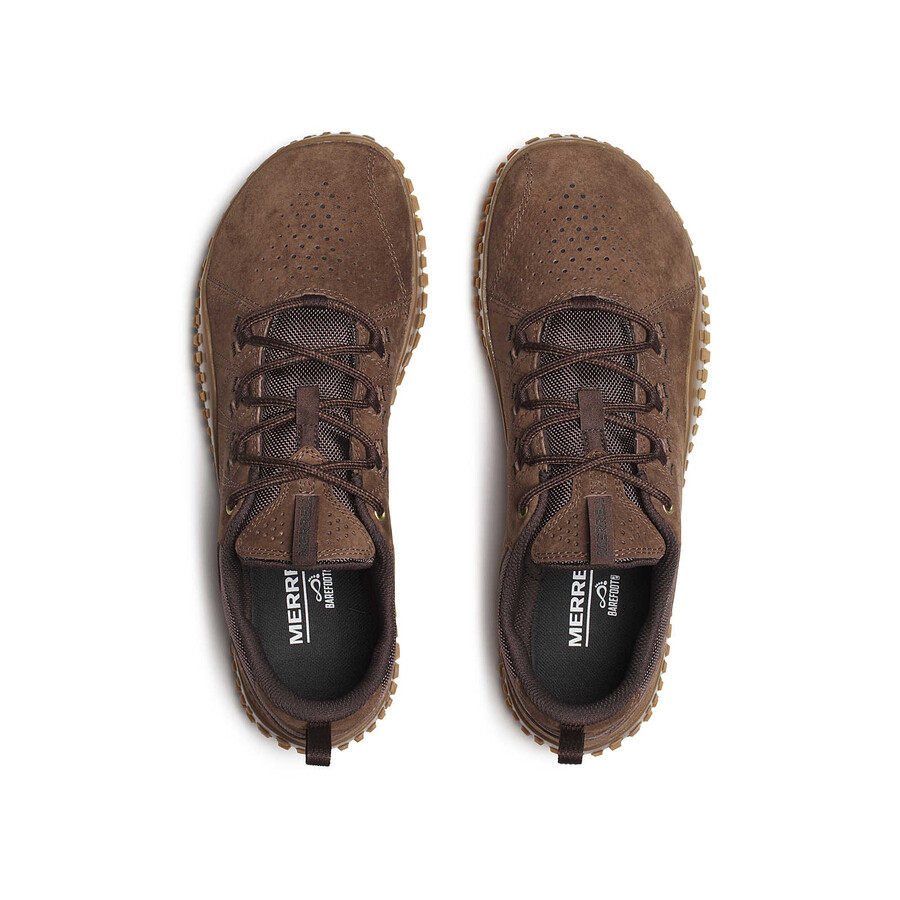 men wrapt barefoot shoes mole