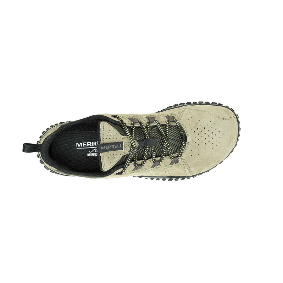 men wrapt barefoot shoes olive black