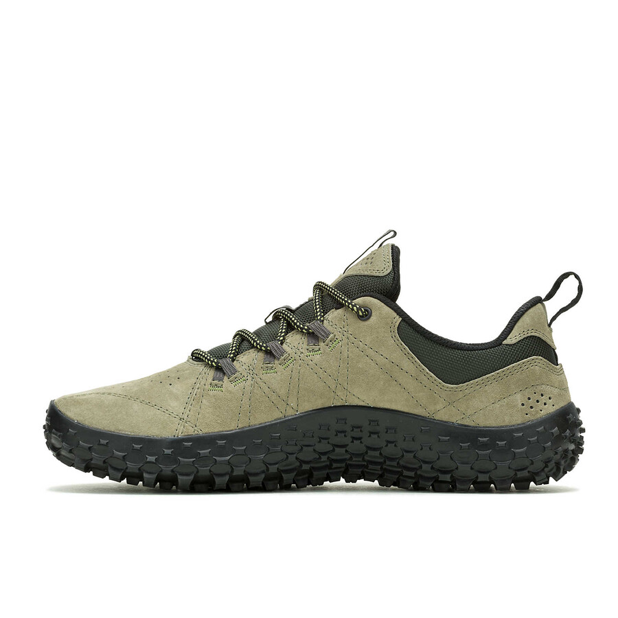 men wrapt barefoot shoes olive black