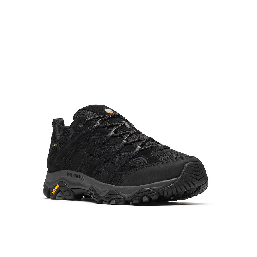 men - moab 3 waterproof wide width - shoes black night
