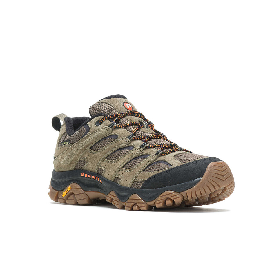 men - moab 3 waterproof wide width - shoes olivegum