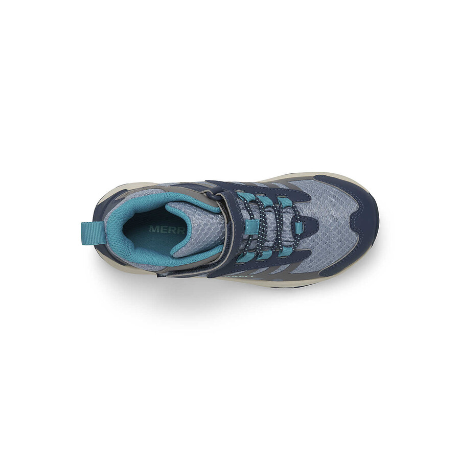 big kid moab speed mid 2 ac waterproof - boots bk stoneblueturquoise