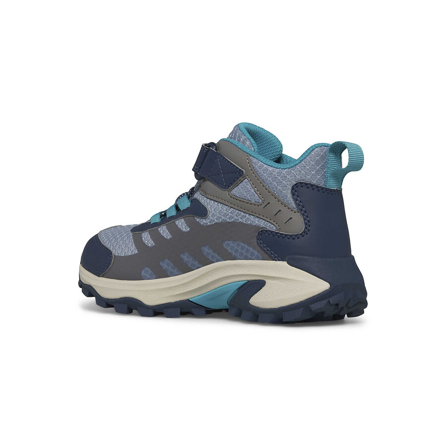 big kid moab speed mid 2 ac waterproof - boots bk stoneblueturquoise