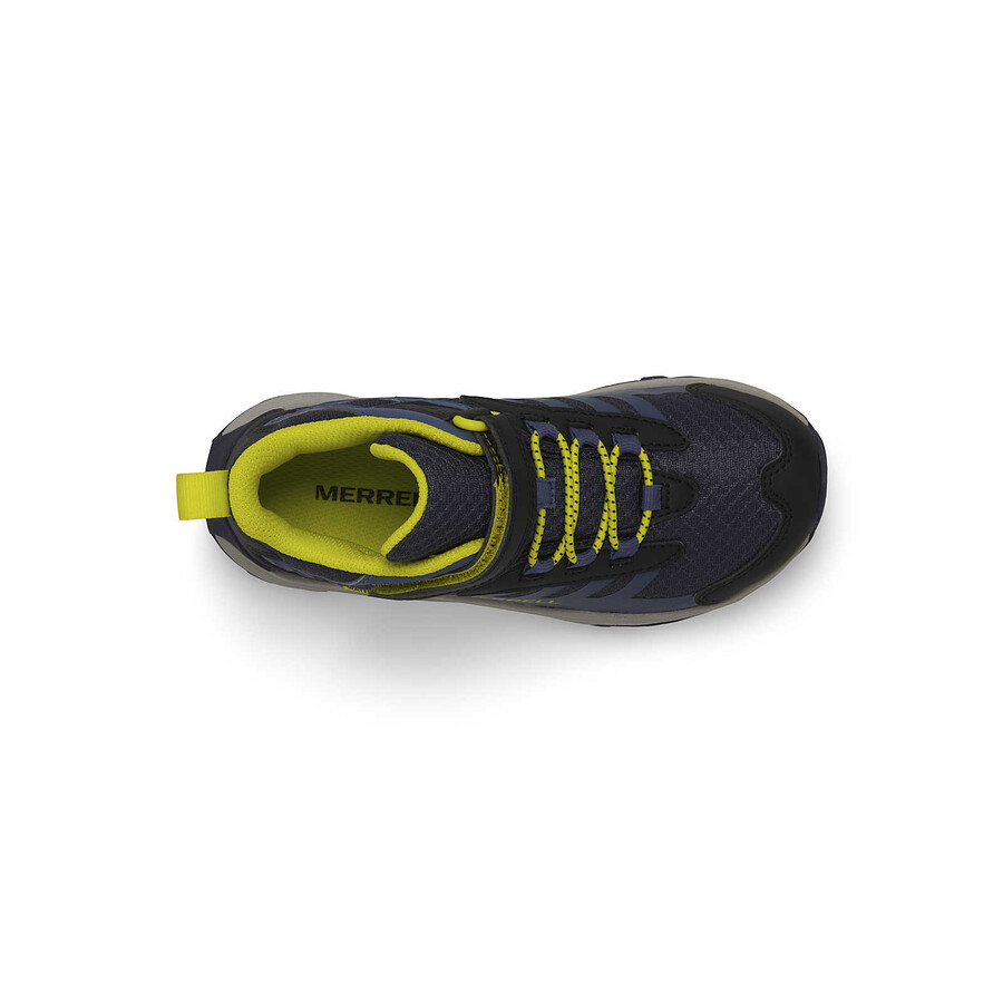 big kid moab speed mid 2 ac waterproof - boots bk navyhi vis