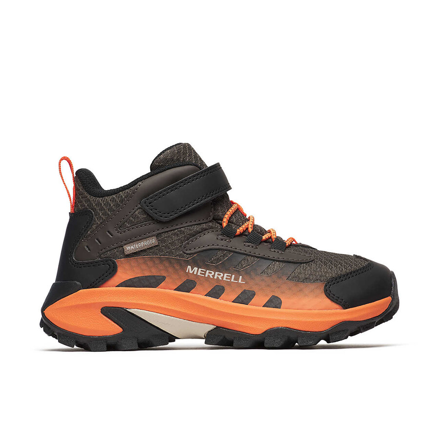 big kid moab speed mid 2 ac waterproof - boots bk gunsmokeorange