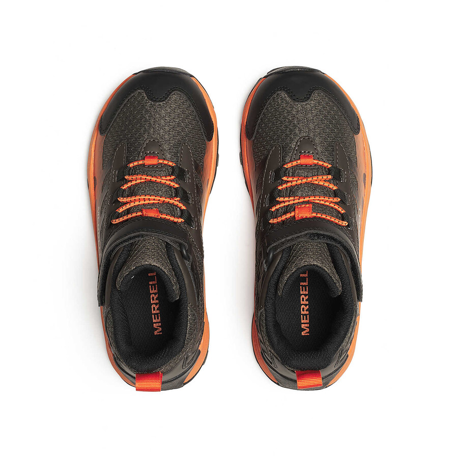 big kid moab speed mid 2 ac waterproof - boots bk gunsmokeorange