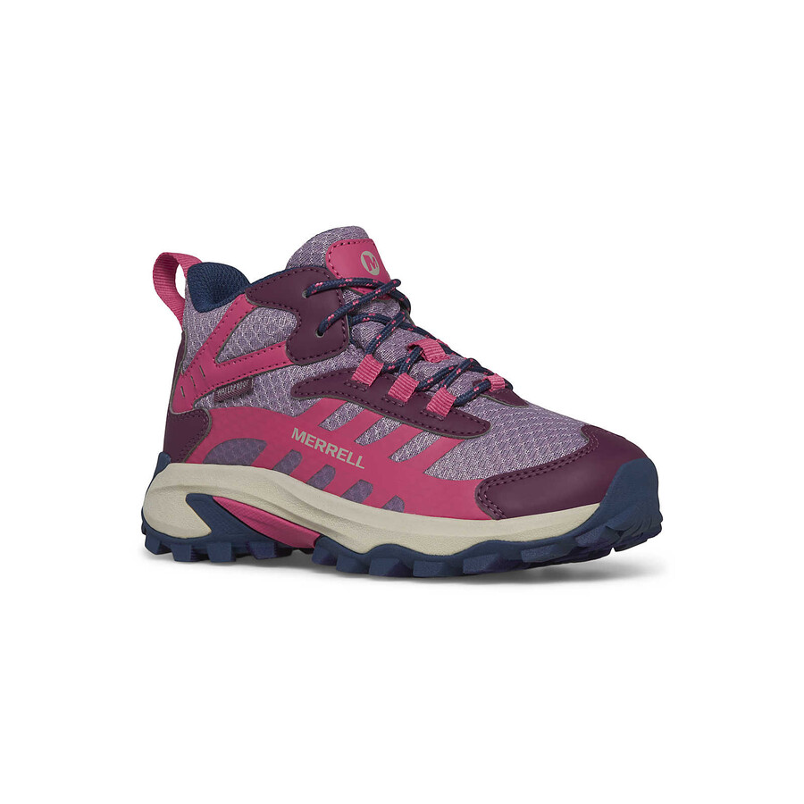 kid - moab speed 2 mid waterproof - athletics bk berry