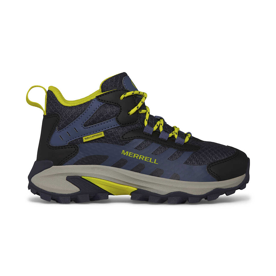 kid - moab speed 2 mid waterproof - athletics bk navyhi viz