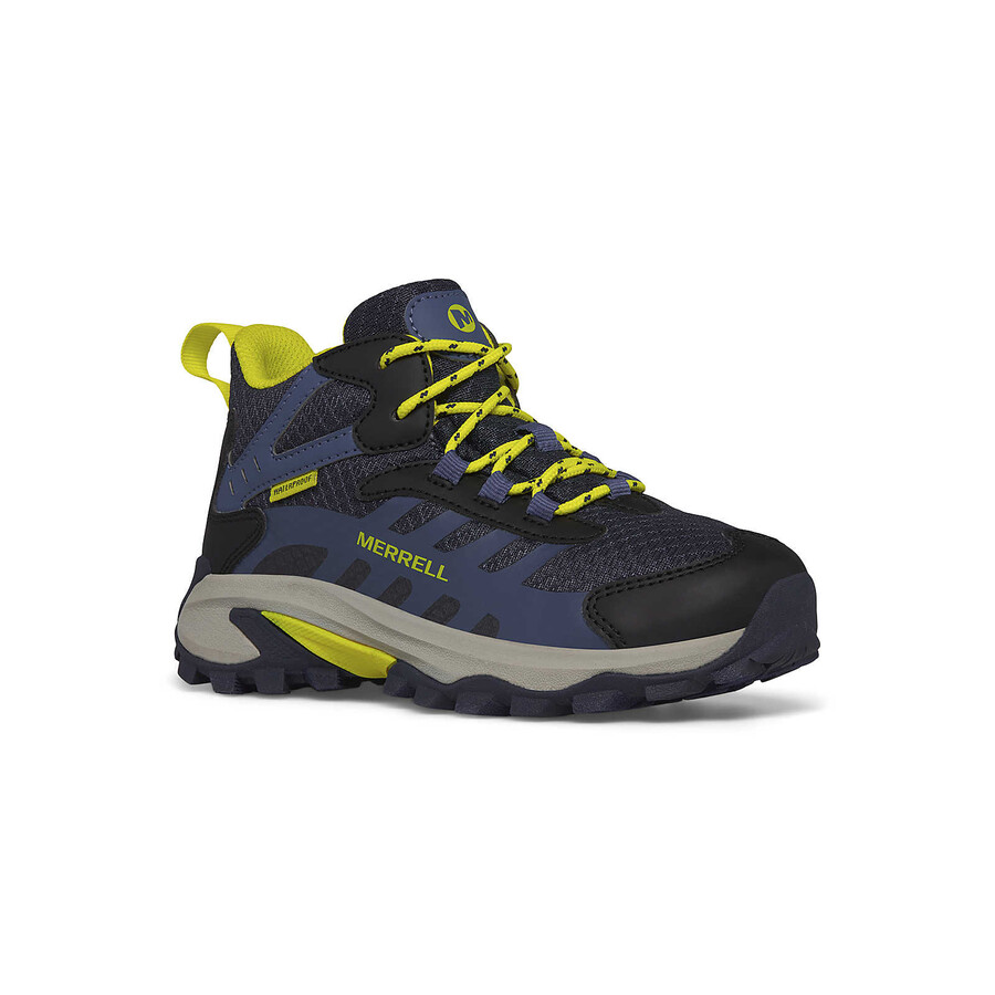 kid - moab speed 2 mid waterproof - athletics bk navyhi viz