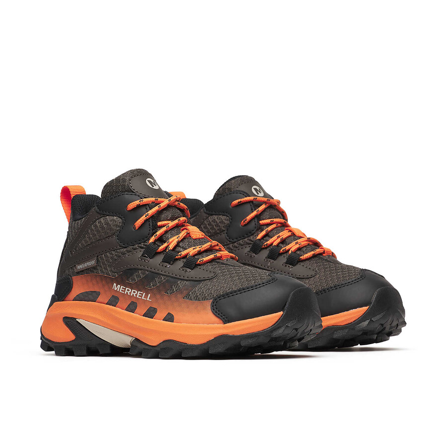 kid - moab speed 2 mid waterproof - athletics bk gunsmokeorange