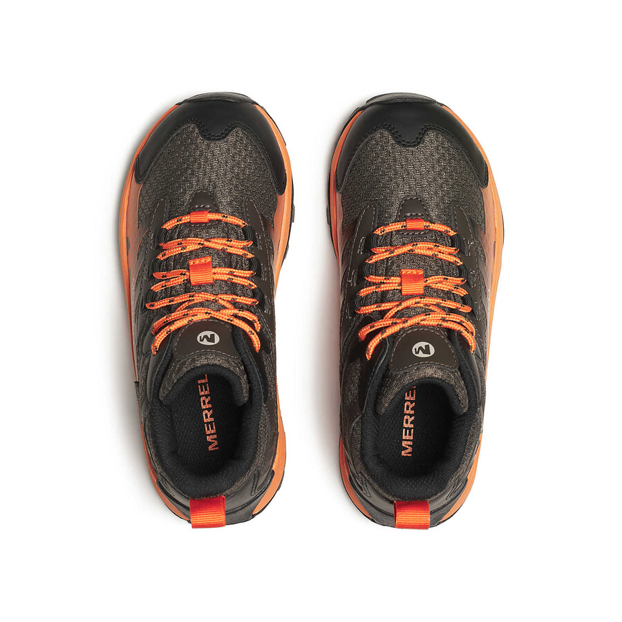 kid - moab speed 2 mid waterproof - athletics bk gunsmokeorange