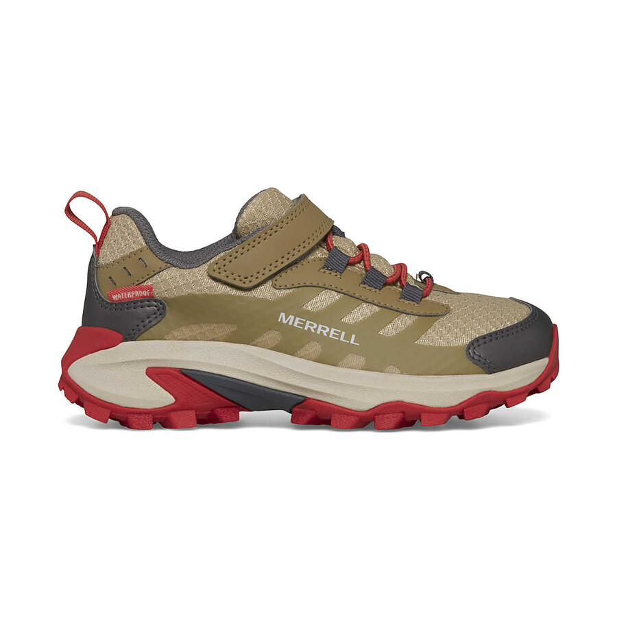 big kid moab speed 2 low ac waterproof - shoes bk coyote