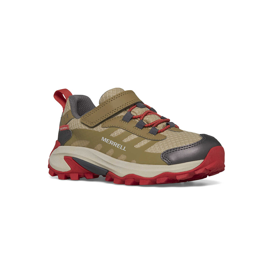 big kid moab speed 2 low ac waterproof - shoes bk coyote