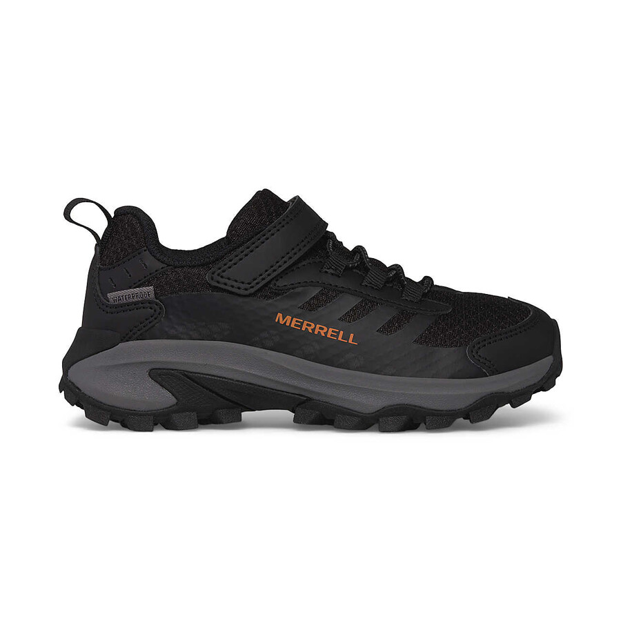 big kid moab speed 2 low ac waterproof - shoes bk black