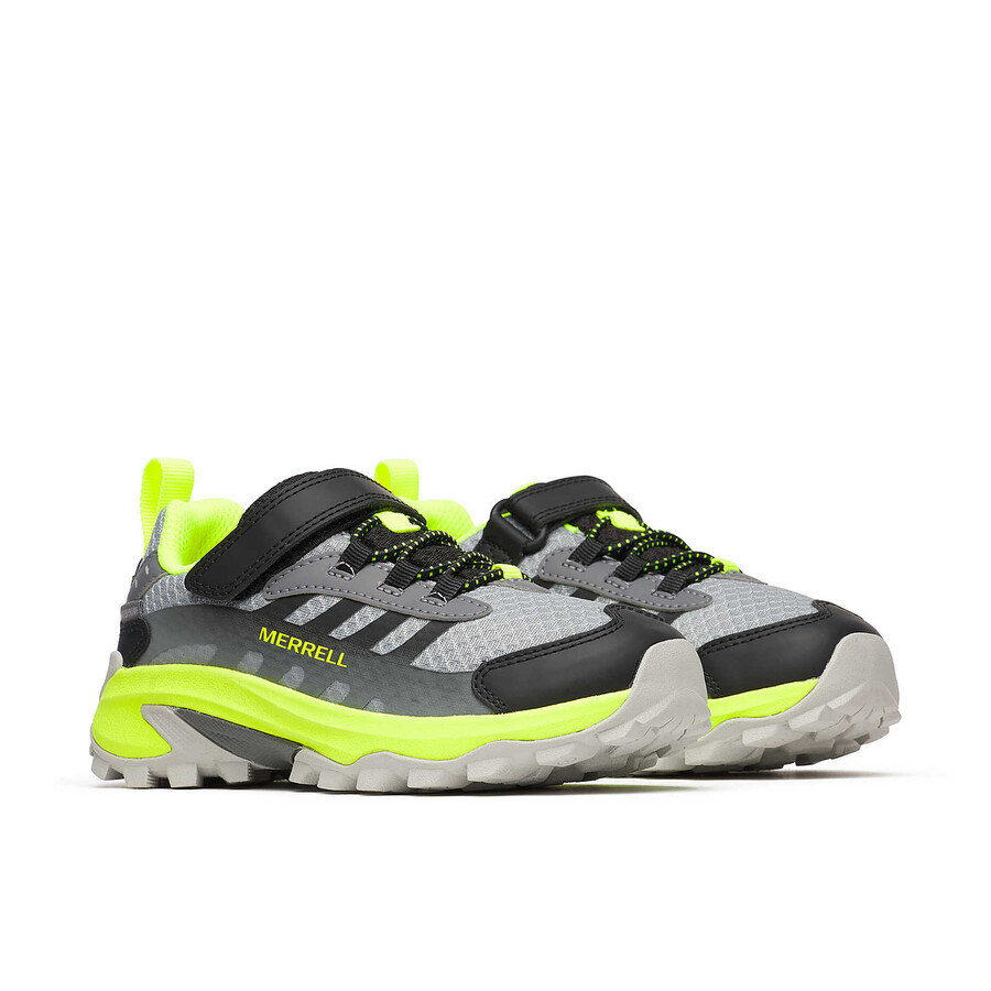 big kid moab speed 2 low ac waterproof - shoes bk greyblackcitron
