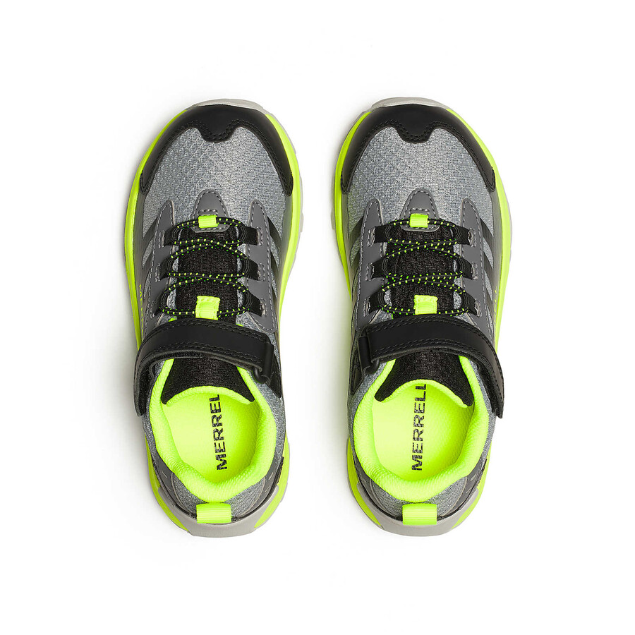 big kid moab speed 2 low ac waterproof - shoes bk greyblackcitron