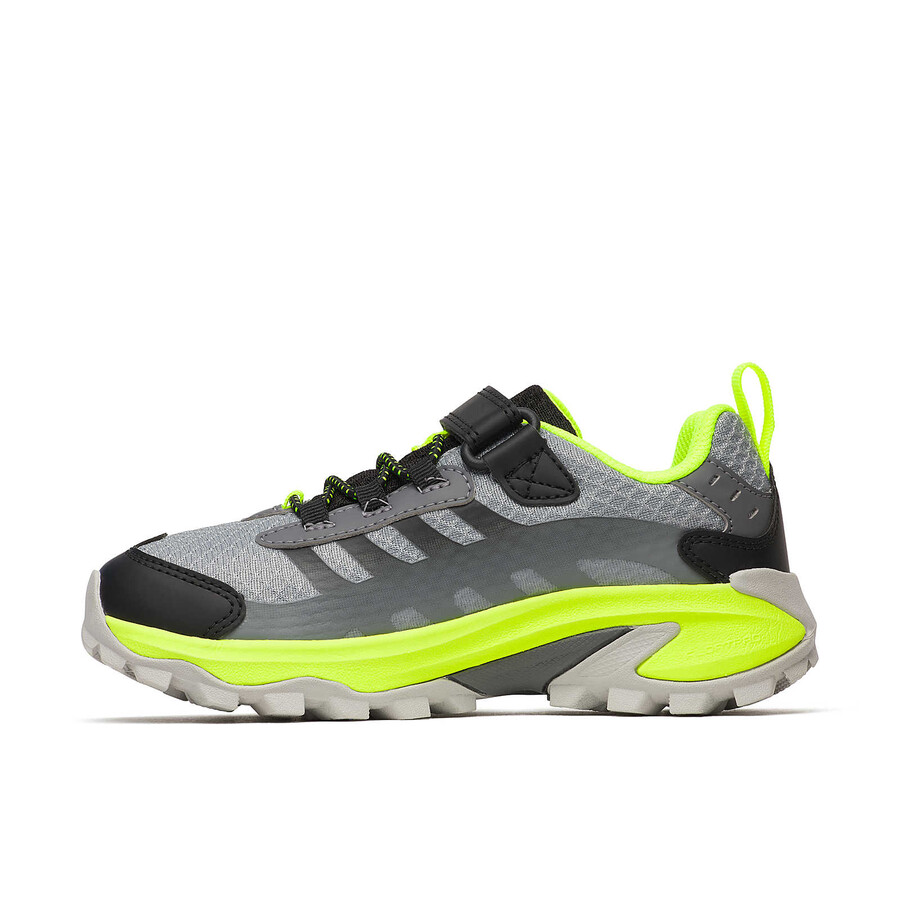 big kid moab speed 2 low ac waterproof - shoes bk greyblackcitron
