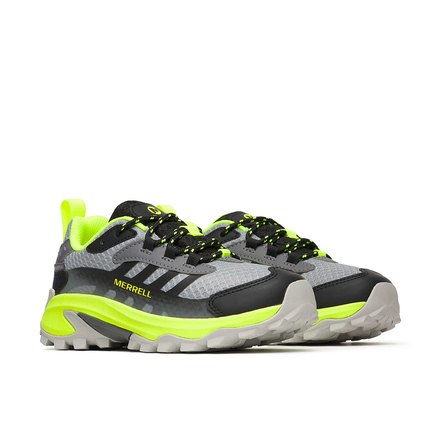 big kid - moab speed 2 low waterproof - shoes lk greyblackcitron