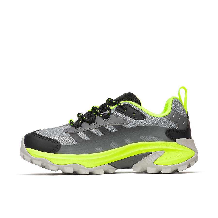 big kid - moab speed 2 low waterproof - shoes lk greyblackcitron
