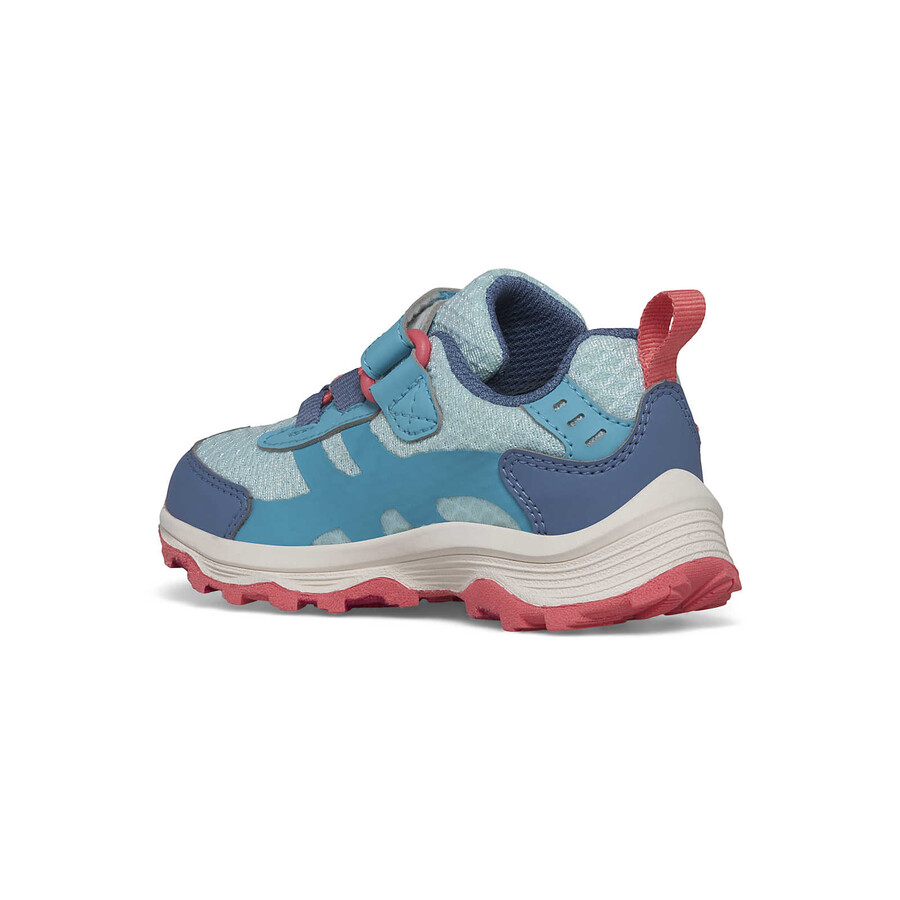 moab speed 2 low ac jr. waterproof shoes turquoisecoral