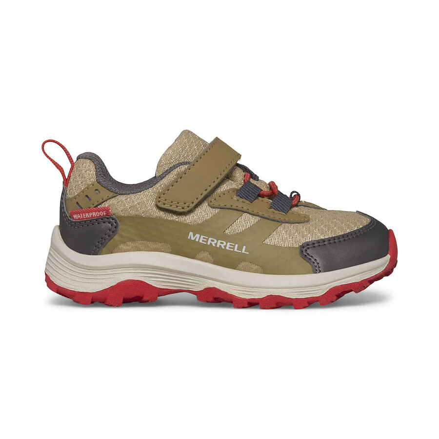 moab speed 2 low ac jr. waterproof shoes coyote