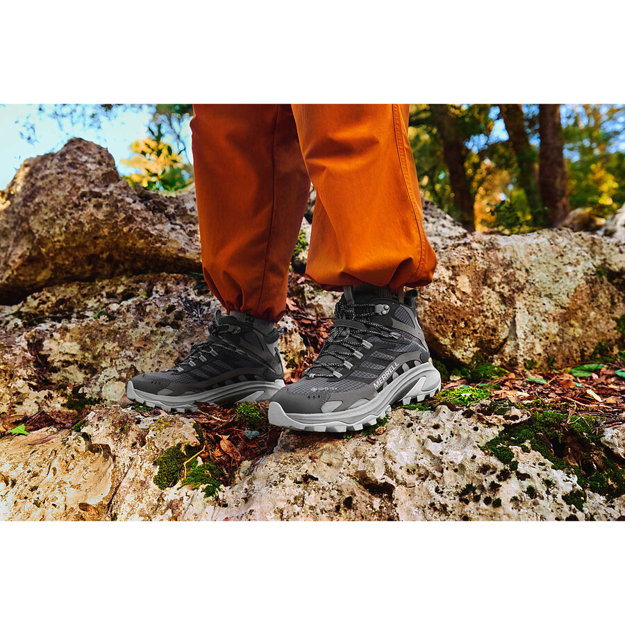 men moab speed 2 mid gore-tex hiking boots asphalt