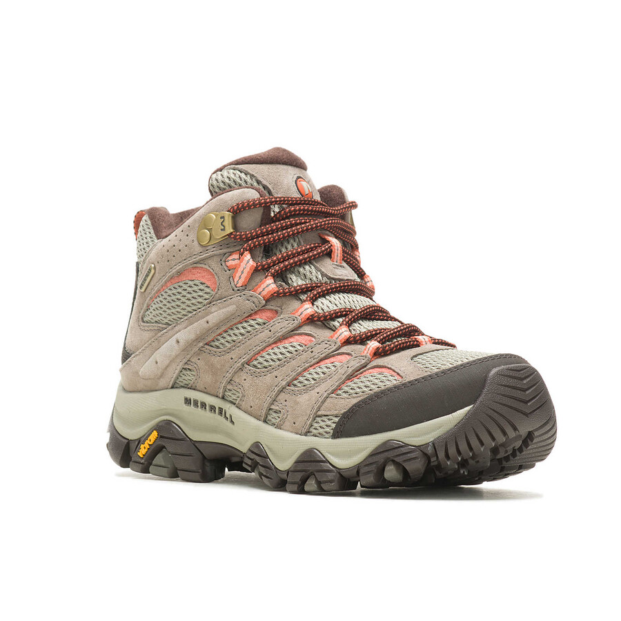 women moab 3 mid waterproof hiking boots bungee cord