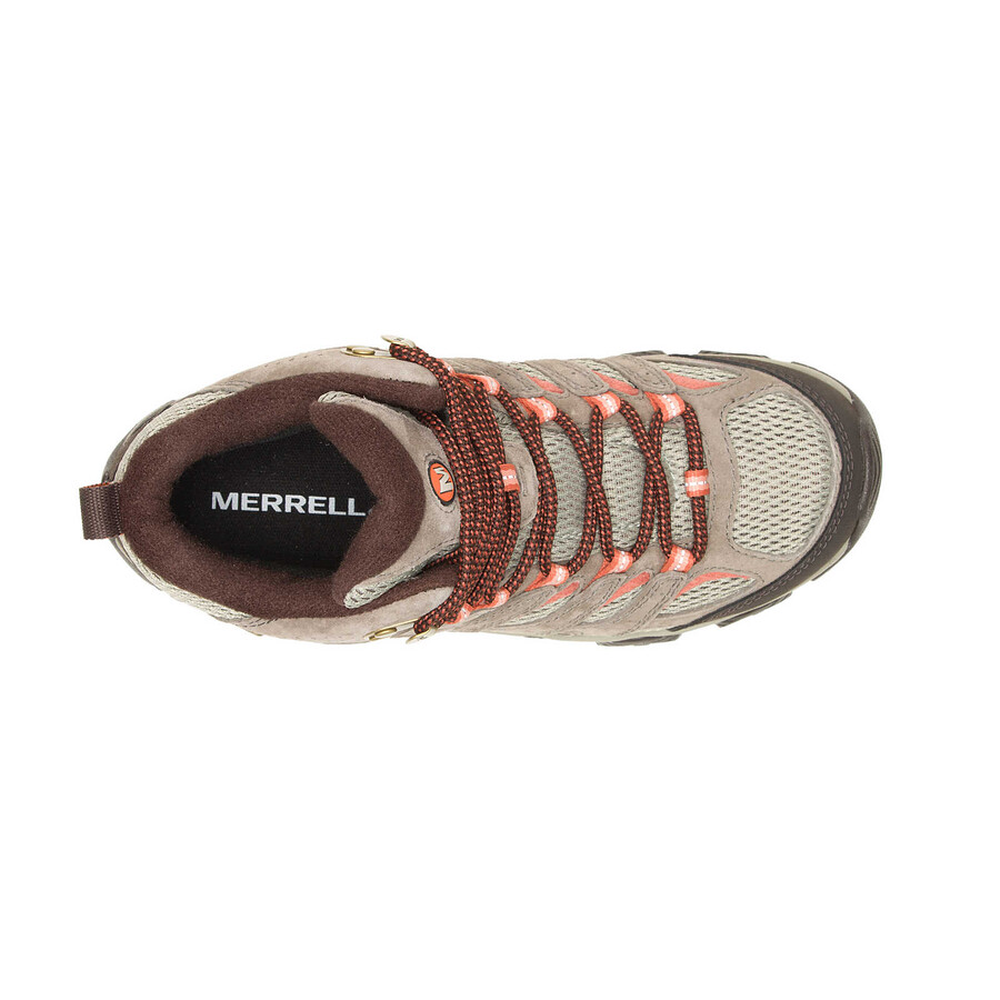 women moab 3 mid waterproof hiking boots bungee cord