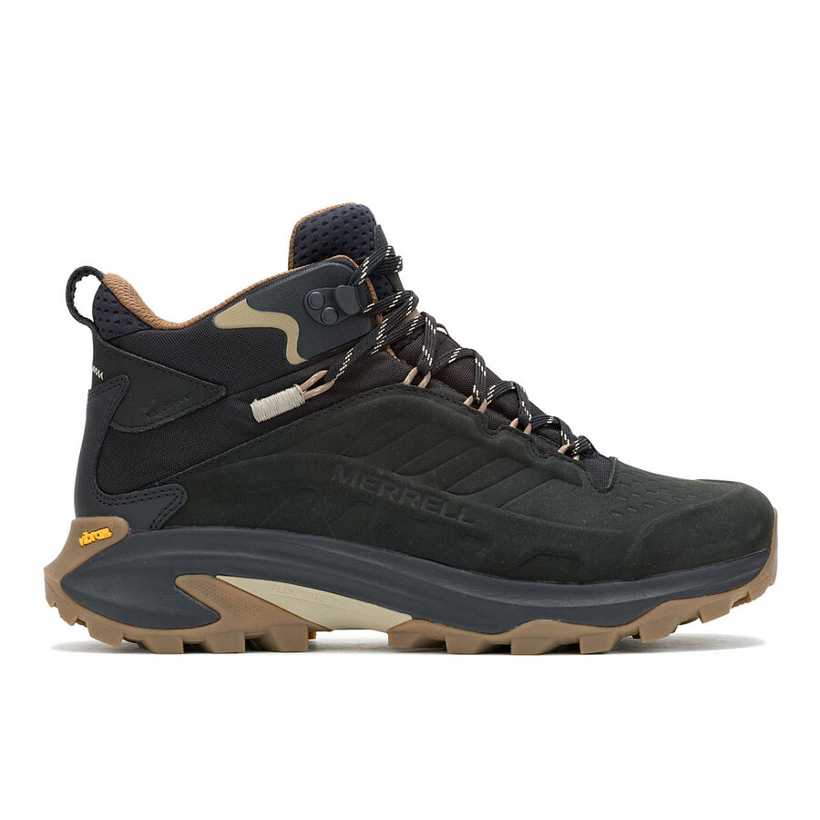 moab speed 2 leather mid waterproof hiking boots black