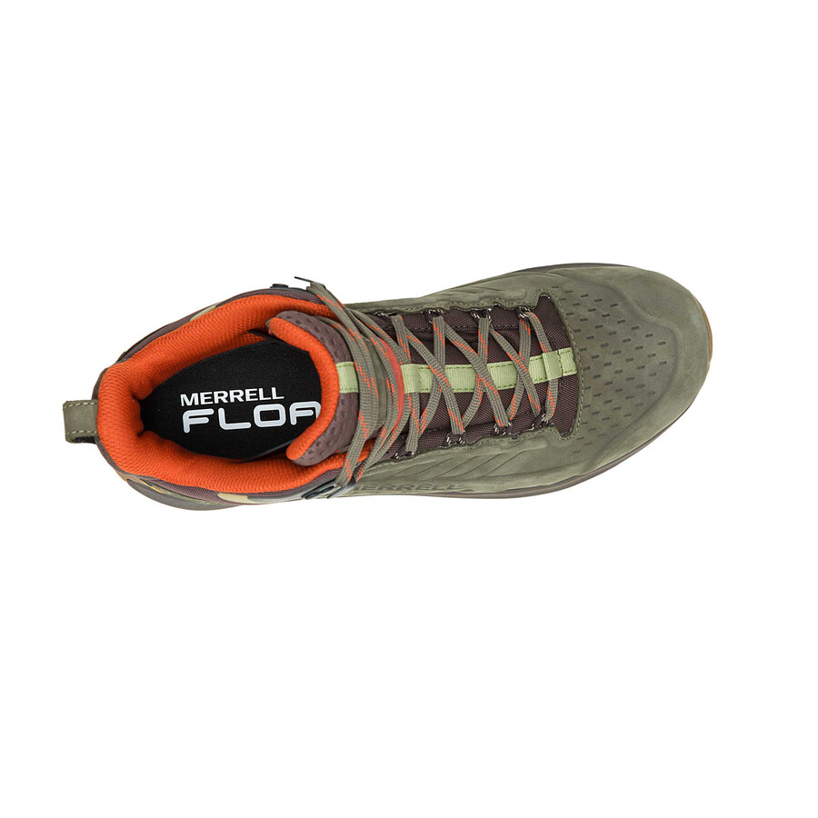 moab speed 2 leather mid waterproof hiking boots olive
