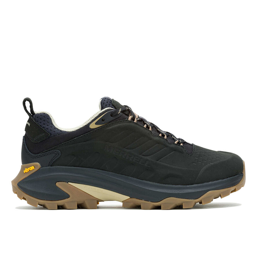 moab speed 2 leather waterproof hiking shoes black