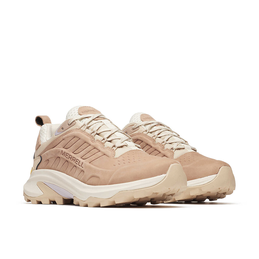 moab speed 2 leather waterproof hiking shoes hazel