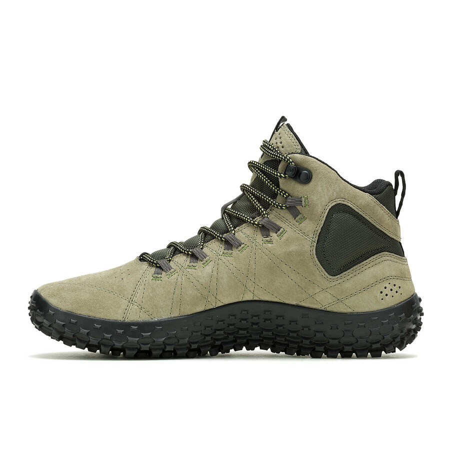 men wrapt mid waterproof barefoot boots oliveblack