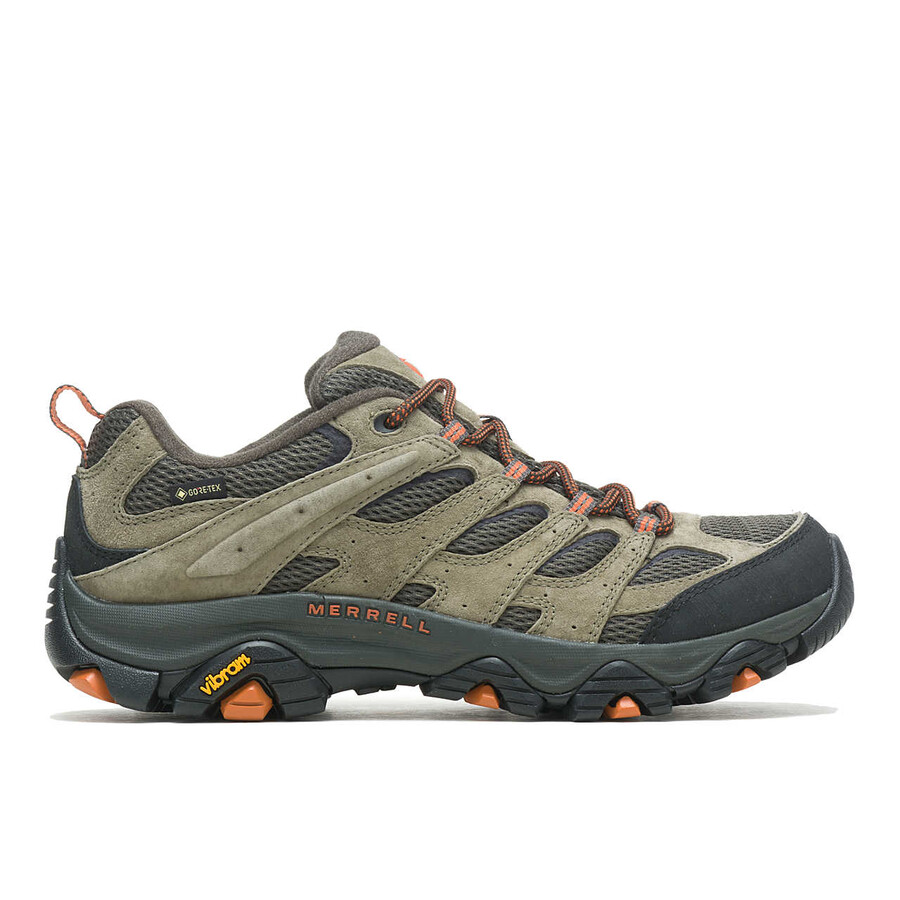 men moab 3 gore-tex wide width hiking shoes olive
