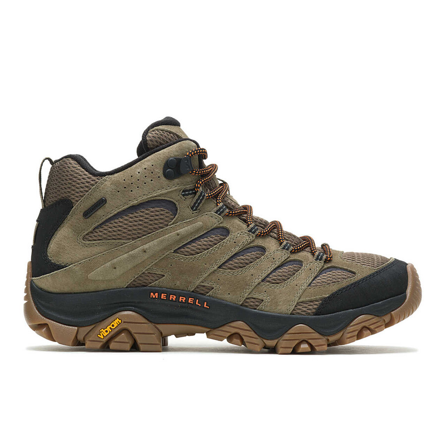 men - moab 3 mid waterproof wide width - boots olivegum