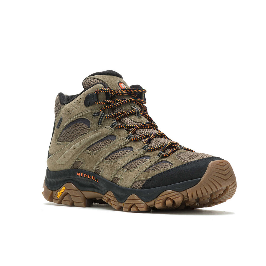 men - moab 3 mid waterproof wide width - boots olivegum