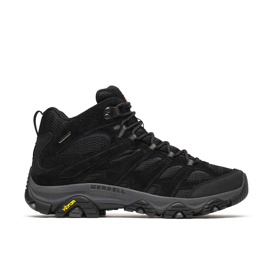 men - moab 3 mid waterproof wide width - boots black night