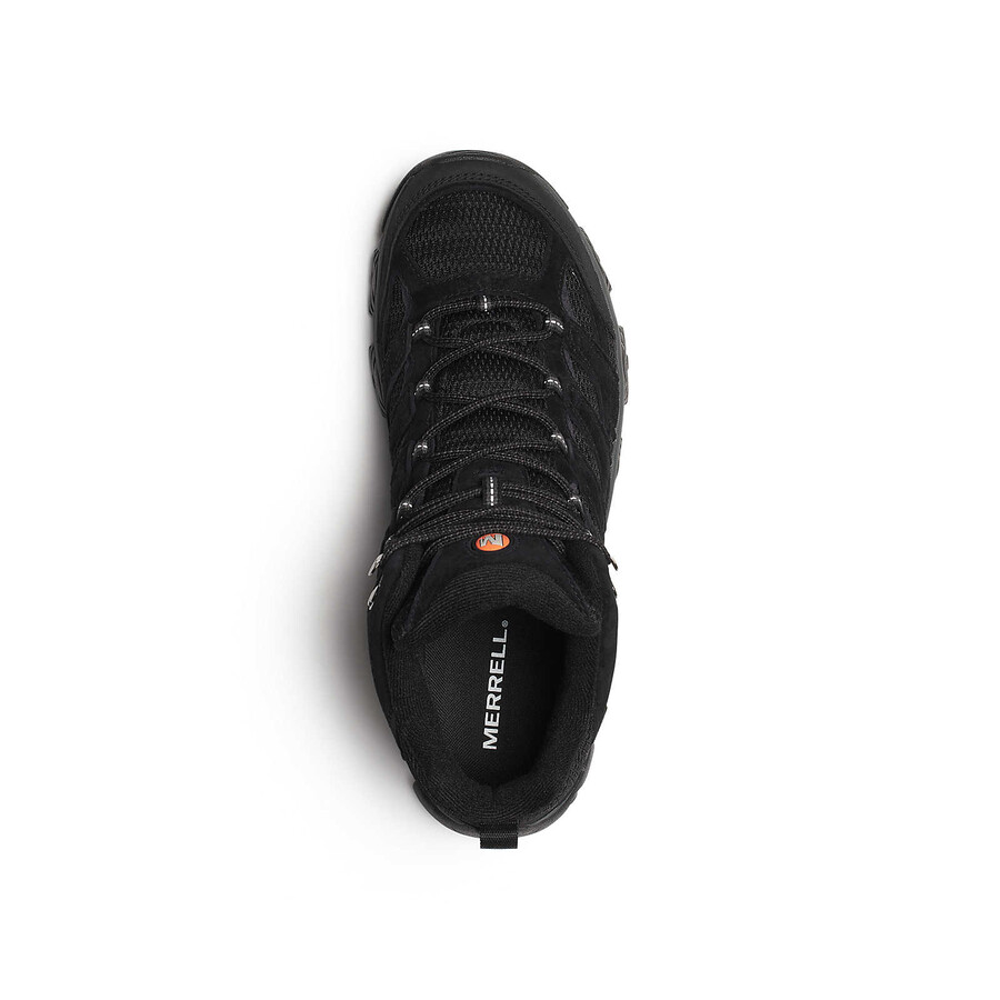 men - moab 3 mid waterproof wide width - boots black night