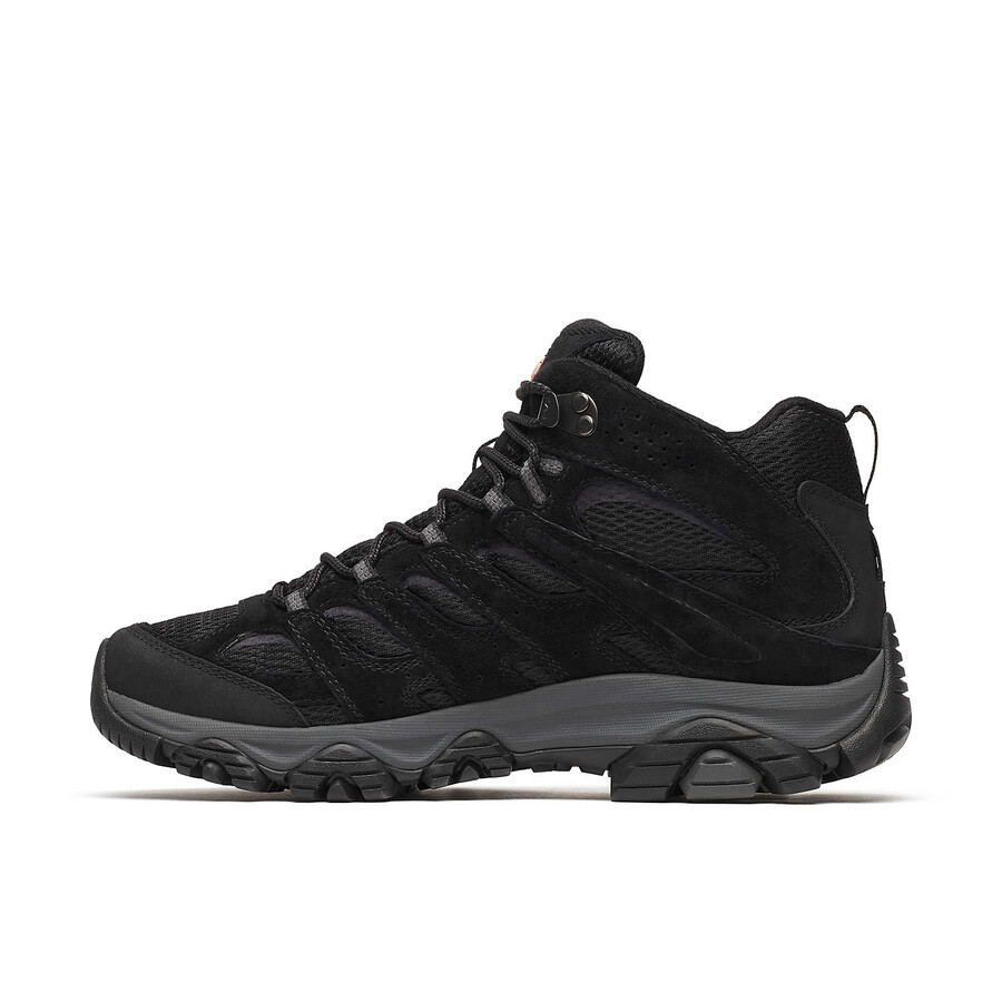 men - moab 3 mid waterproof wide width - boots black night
