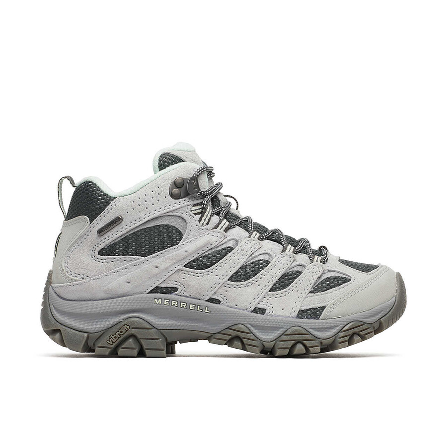 women - moab 3 mid waterproof wide width - boots alloy