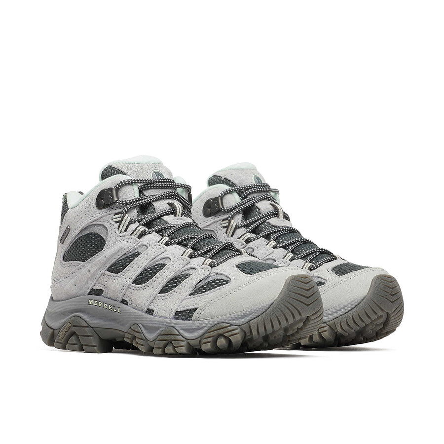 women - moab 3 mid waterproof wide width - boots alloy