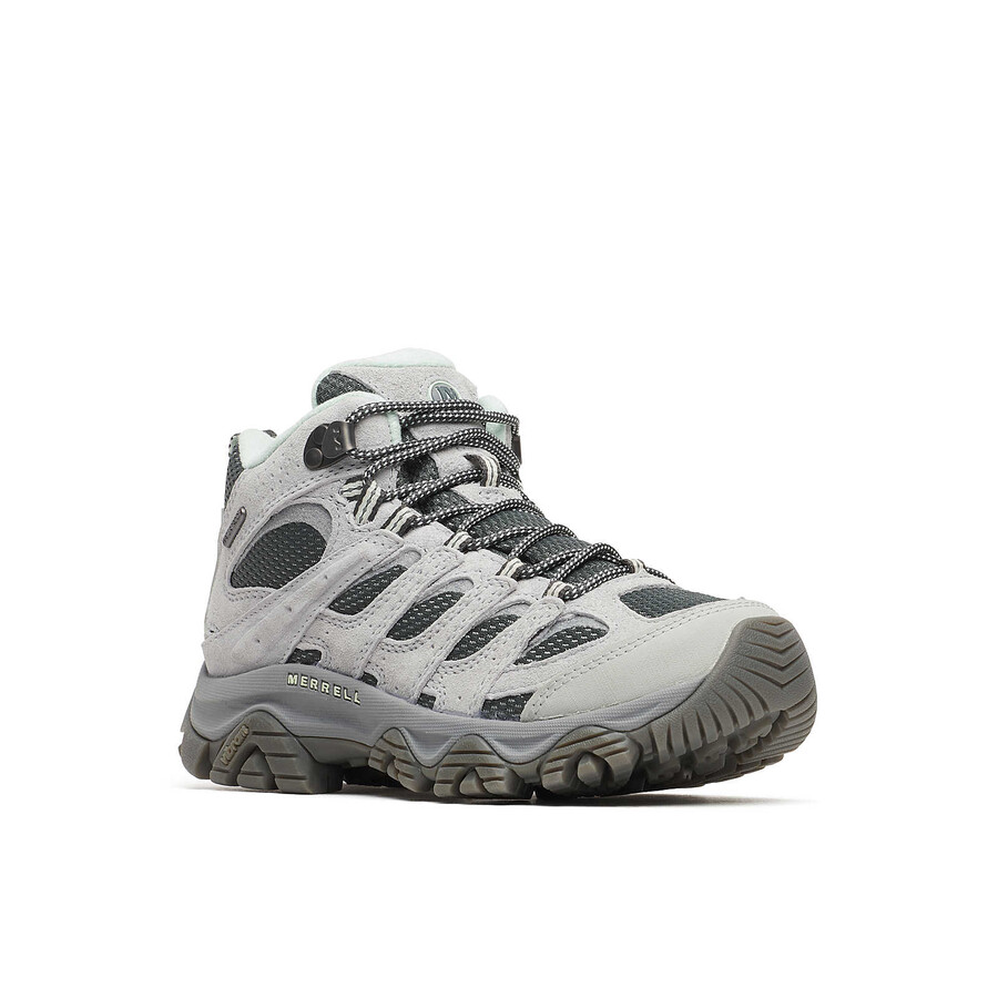 women - moab 3 mid waterproof wide width - boots alloy